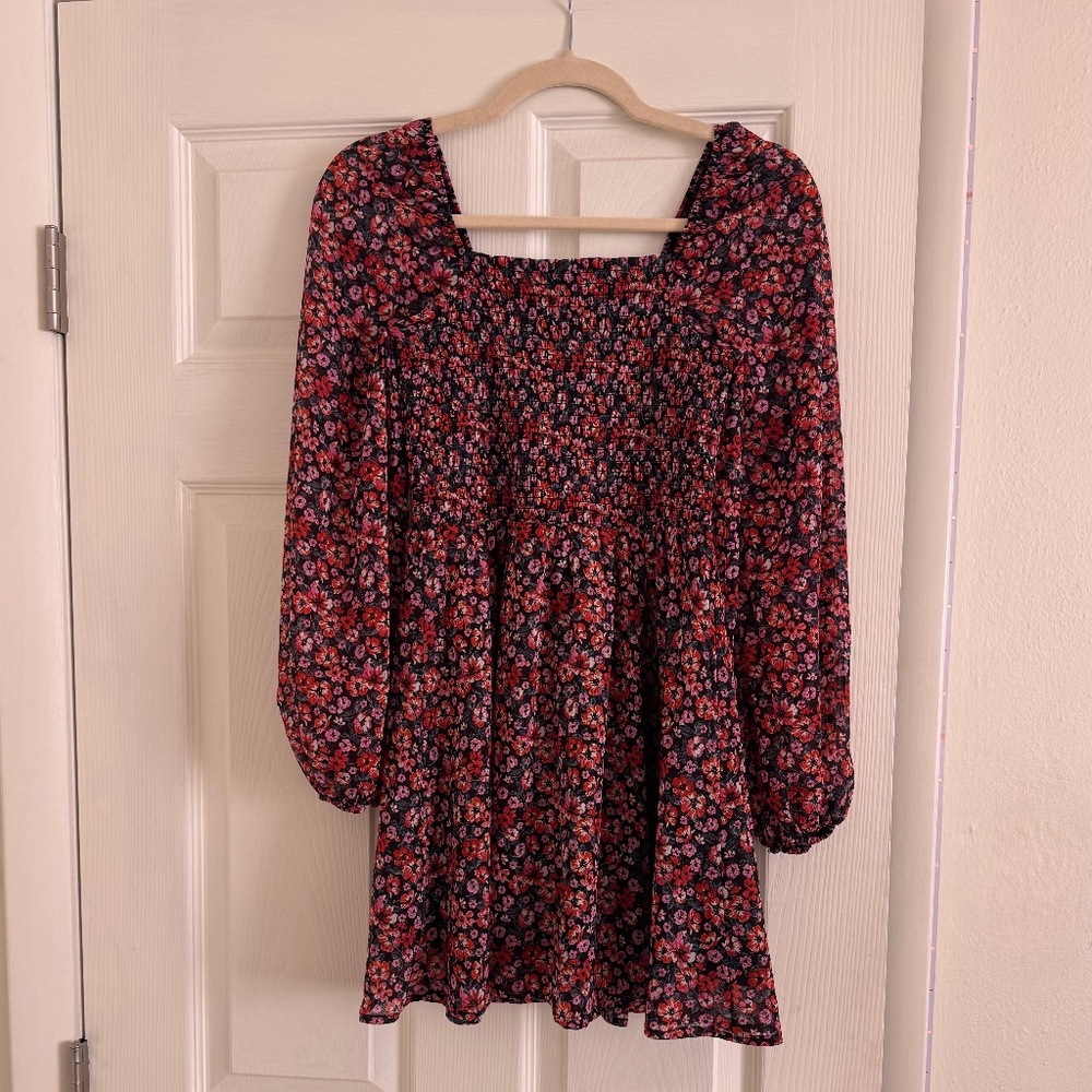 Francesca's Mi Ami Women's Floral Mini Dress